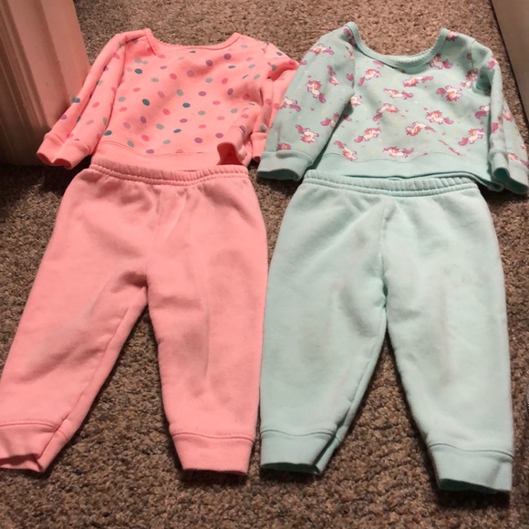 6-9mo sweat suits / jogging outfits / play clothes - Picture 1 of 1